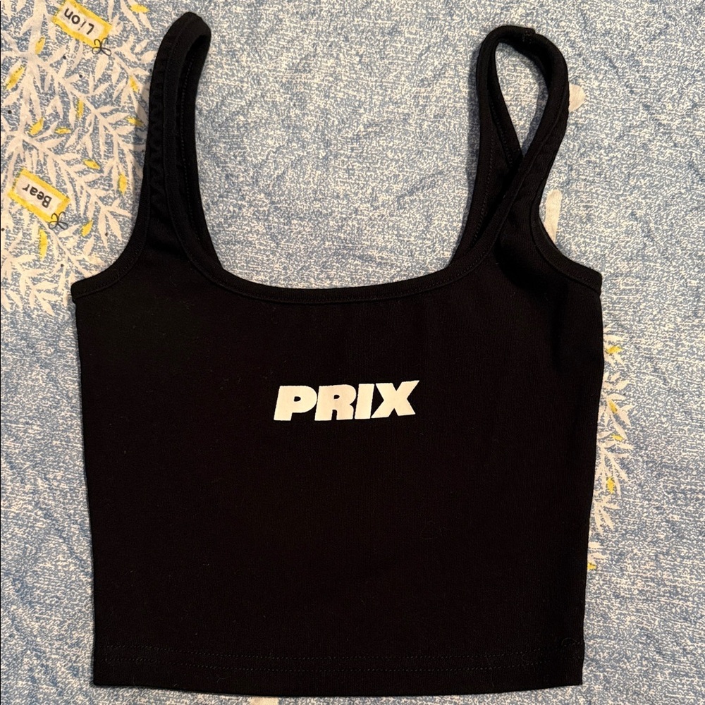 PRIX Black Crop Top